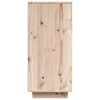 vidaXL Aparador de madera maciza de pino 60x34x75 cm