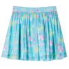 Falda plisada infantil color aguamarina claro 128