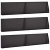 vidaXL Muro de Contenci&oacute;n 6 uds. 100 x 12 x 50 cm Acero Negro