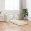 vidaXL Sof&aacute; cama Crema 98 x 71 x 83 cm Terciopelo