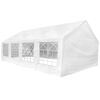vidaXL Carpa para fiestas blanca 8x4 m