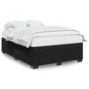 vidaXL Estructura de cama sin colch&oacute;n terciopelo negro 140x200 cm