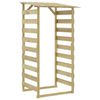 vidaXL P&eacute;rgola con techo madera de pino impregnada 100x90x200 cm