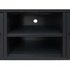 vidaXL Mueble para TV metal estilo industrial negro 120x35x48 cm