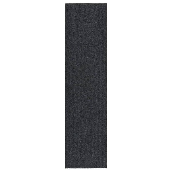 vidaXL Alfombra de pasillo atrapa suciedad 100x400 cm gris antracita