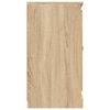 vidaXL Aparador de madera contrachapada roble Sonoma 70x35,5x67,5 cm