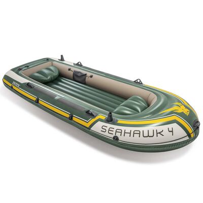 Intex Set bote hinchable con remos y bomba Seahawk 4