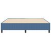 vidaXL Cama de plataforma Azul 180 x 200 cm Tela de Pana
