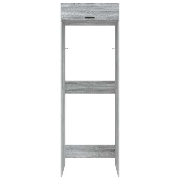 vidaXL Armario para lavadora 2 pcs Gris Sonoma 67,5 x 68 x 200 cm