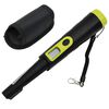 vidaXL Puntero detector de metales con pantalla LCD negro y amarillo