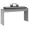 vidaXL Soporte para teclado Gris Sonoma 130 x 32 x 64 cm