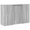 vidaXL Mostrador de recepci&oacute;n sonoma gris 155x50x103,5 cm