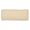 vidaXL Juego de cojines de paleta 2 pcs Beige 100 x 40 x 8 cm