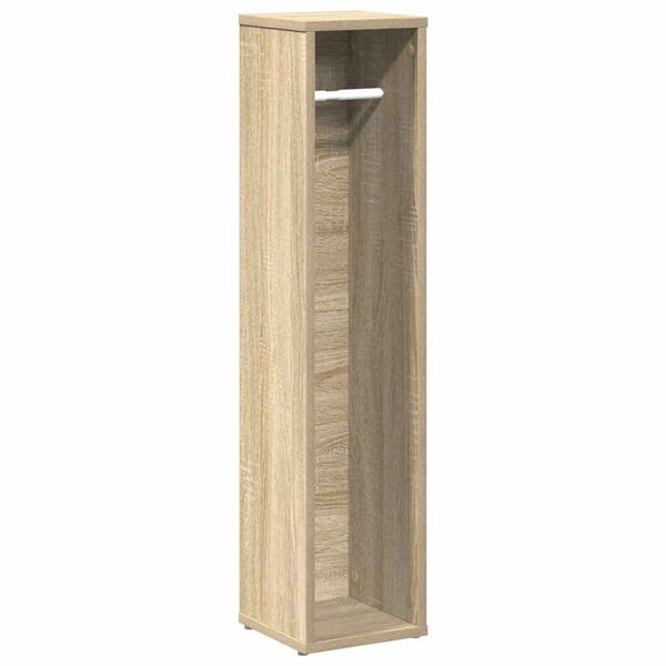 vidaXL Mueble de ba&ntilde;o con portarrollos roble Sonoma 20,5x20x90 cm