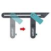 wolfcraft Medidor de bisel angular con gramil