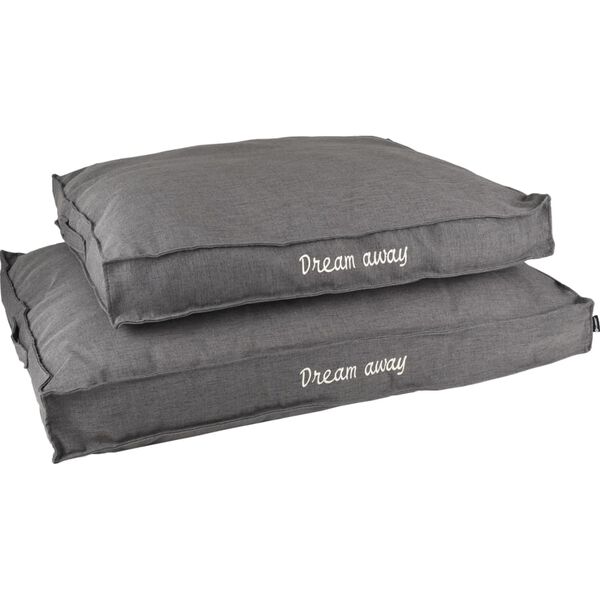 FLAMINGO Coj&iacute;n para perro con cremallera Dream Away gris100x70 cm