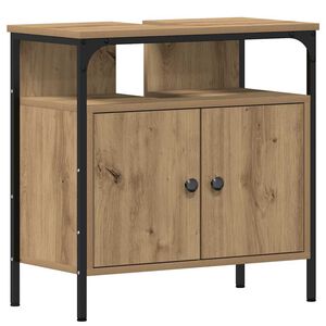 vidaXL Mueble de baño para lavabo Artisan Oak 60x30x60 cm