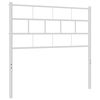 vidaXL Cabecero de repuesto de metal blanco 90 cm