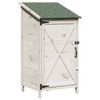 vidaXL Cobertizo de Jard&iacute;n Blanco 59,5 x 56 x 113,5 cm