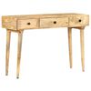 vidaXL Mesa consola de madera maciza de mango 115x35x76 cm