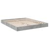 vidaXL Estructura de cama madera de ingenier&iacute;a gris hormig&oacute;n 160x200cm