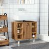 vidaXL Armario de ba&ntilde;o madera contrachapada roble artisan 60x32x53,5cm