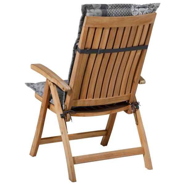 Madison Coj&iacute;n para silla con respaldo alto Pasa gris 123x50 cm