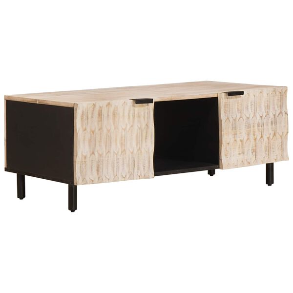 vidaXL Mesa de Caf&eacute; 100 x 54 x 40 cm Madera de mango maciza