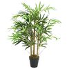 vidaXL &Aacute;rbol de bamb&uacute; artificial con 500 hojas verde 80 cm