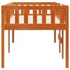 vidaXL Cama de ni&ntilde;os sin colch&oacute;n madera maciza pino marr&oacute;n 80x200 cm