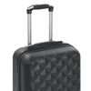 vidaXL Maleta con ruedas trolley rígida negra ABS