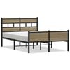 vidaXL Estructura de cama sin colch&oacute;n madera roble Sonoma 120x190 cm