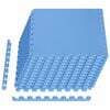 vidaXL Alfombrillas de Piso 12 uds. Azul 4,32 m&sup2; Espuma EVA