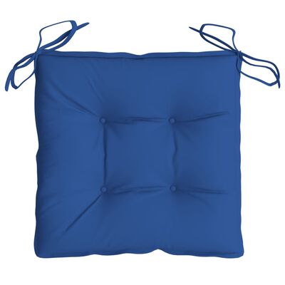 vidaXL Cojines de silla de jardín 6 uds tela Oxford azul 40x40x7 cm