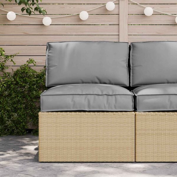 vidaXL Juego de Cojines para Palets 2 pcs Gris Tela Oxford