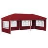 vidaXL Carpa Plegable para Fiestas 575 x 289 x 245 cm Burdeos