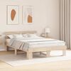 vidaXL Estructura de cama Natural 150 x 200 cm Madera de pino macizo