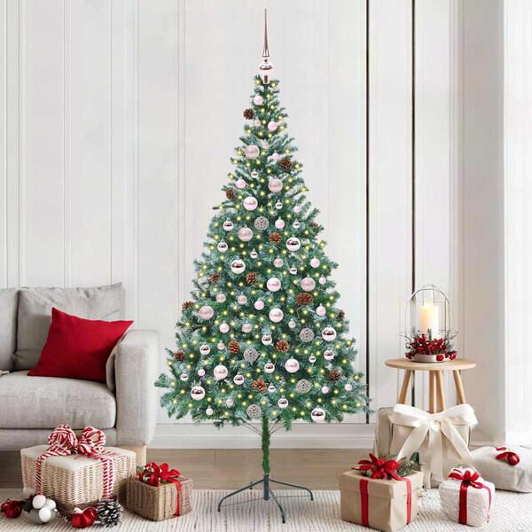 vidaXL &Aacute;rbol de Navidad artificial Verde 210 cm PVC y acero