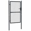 vidaXL Puerta de jard&iacute;n de malla acero galvanizado 100 x 150 cm gris