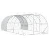 vidaXL Gallinero Plateado 600 x 300 x 200 cm Acero Galvanizado