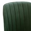 vidaXL Sillas de comedor giratorias 6 unidades terciopelo verde oscuro