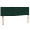 vidaXL Cama box spring con colch&oacute;n terciopelo verde oscuro 160x220 cm