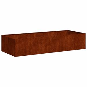 vidaXL Jardinera oxidada 200x80x40 cm acero corten