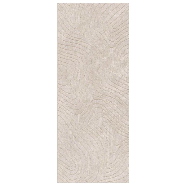 vidaXL Alfombras de &aacute;rea PALMERAS Beige 200 x 80 cm Poli&eacute;ster