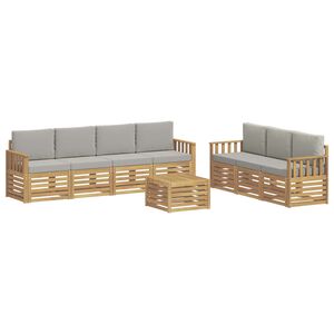 vidaXL Juegos de sof&aacute;s Madera de Acacia S&oacute;lida