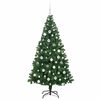 vidaXL &Aacute;rbol de Navidad artificial Verde 180 cm PVC y Acero y Pl&aacute;stico