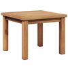 vidaXL Mesa de Caf&eacute; Marr&oacute;n 45 x 45 x 36 cm Madera de teca maciza