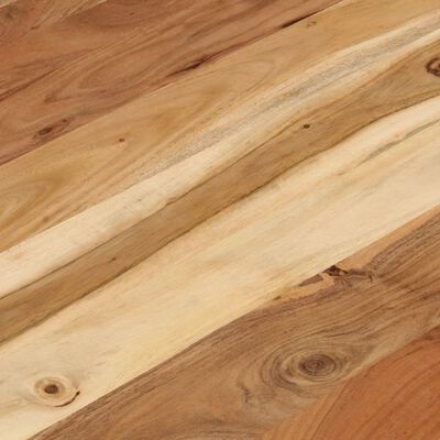vidaXL Mesa de centro de madera maciza acacia 68x68x35 cm