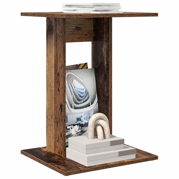 vidaXL Mesa lateral Madera vieja 45 x 40 x 62,5 cm