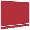 vidaXL Tela de recambio para toldo Rojo 350 x 250 cm Lona